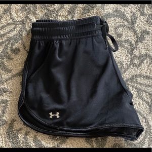 Women’s black Under  Armour Athletic Shorts